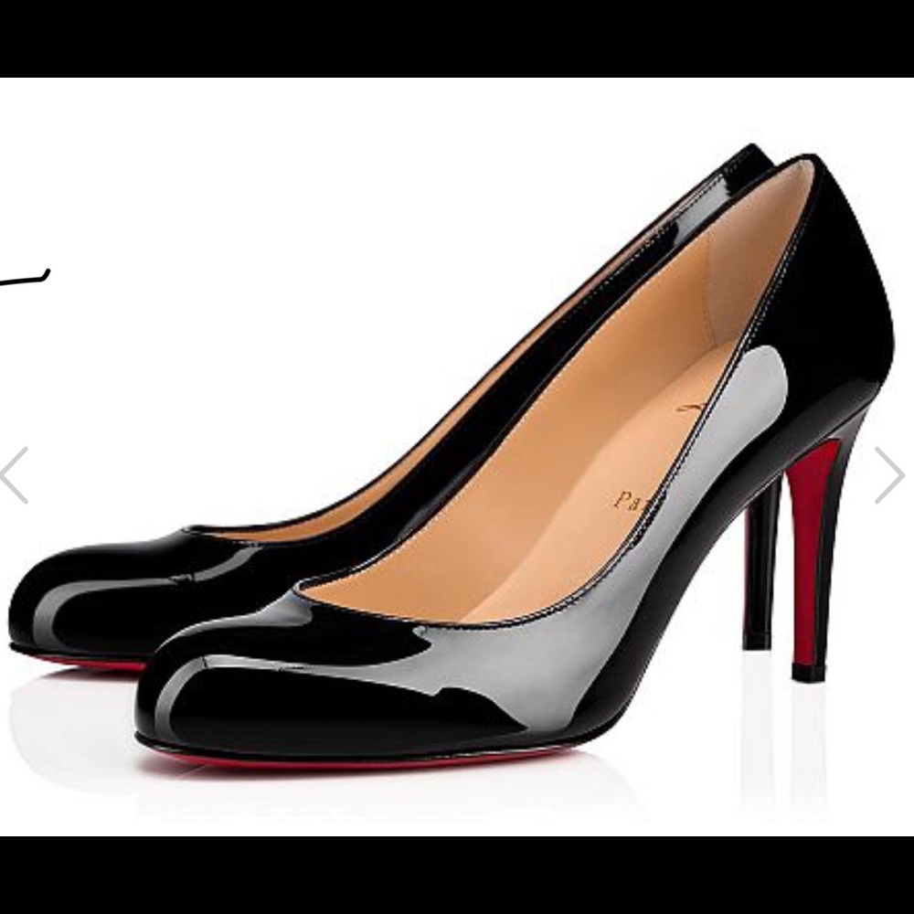 Christian Louboutin 85mm patentleather Simple Pump